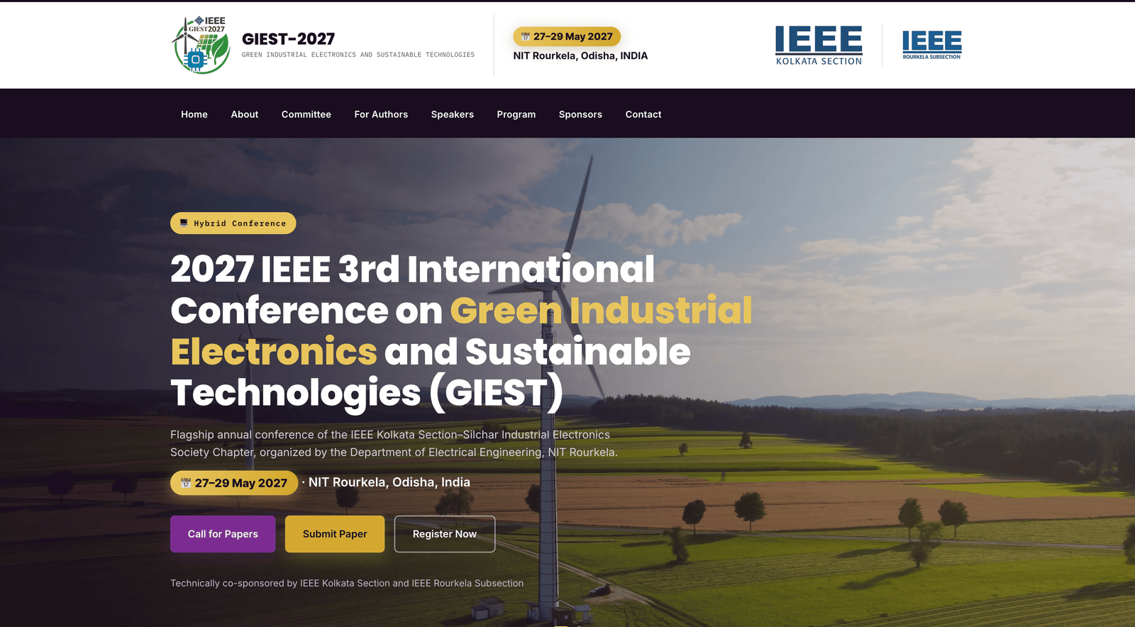 GIEST website project by DevSoftt Developers